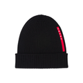 Black Prada Wool Beanie