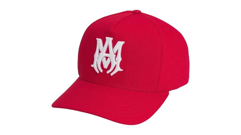 AMIRI MA Full Canvas Hat Red/White