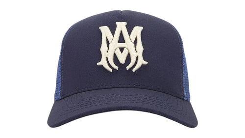 AMIRI MA Trucker Hat Navy Blue/White
