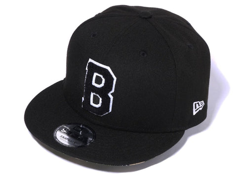 BAPE B Logo A Bathing Ape 9Fifty New Era Cap Black