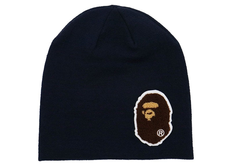 BAPE Big Ape Head Knit Cap Navy (FW21)