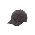 Grey FF Jacquard Fabric Baseball Cap