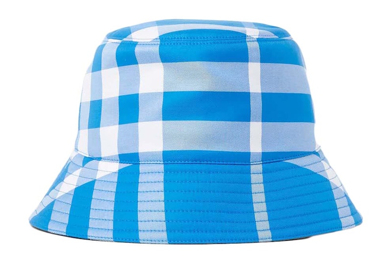 Burberry Check Baseball Cap Blue/White