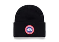 Canada Goose Logo Wool Beanie Black