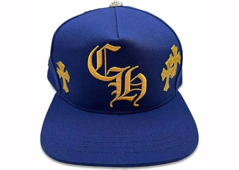Chrome Hearts Cross Patch Cap Blue/Yellow