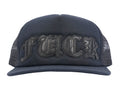 Chrome Hearts FUCK Letter Patch Trucker Cap Black/Black