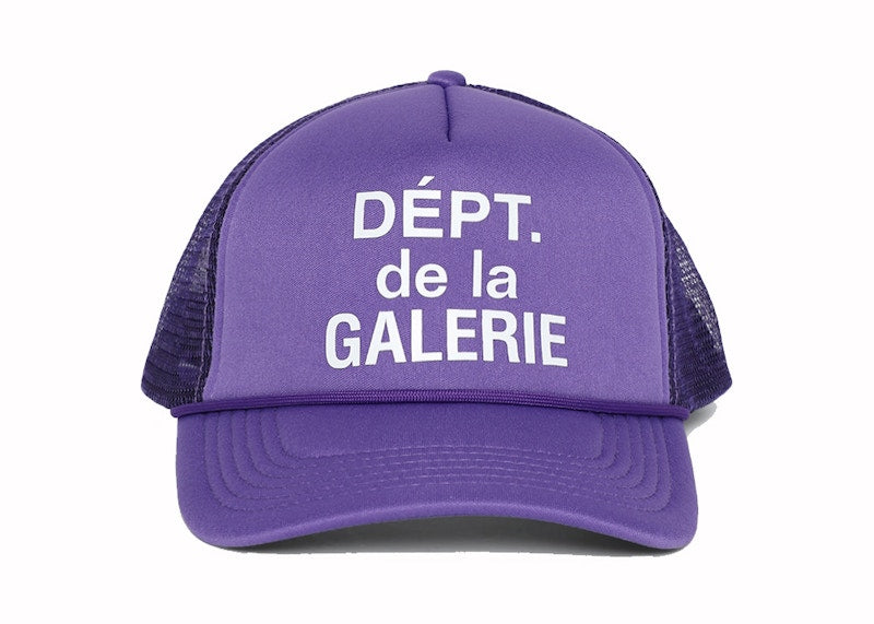 Gallery Dept. French Logo Trucker Hat Flo Purple
