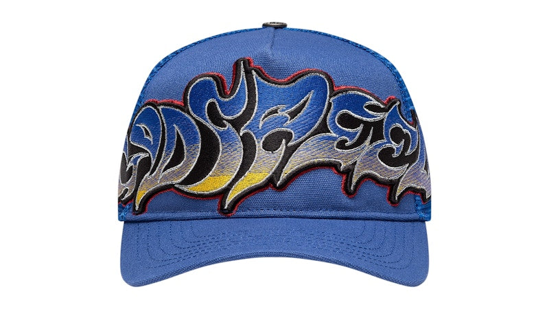 Godspeed Neo Trucker Hat Blue/Yellow/Red