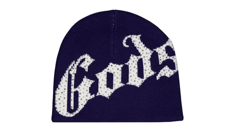 Godspeed OG Logo Studded Beanie Navy/White