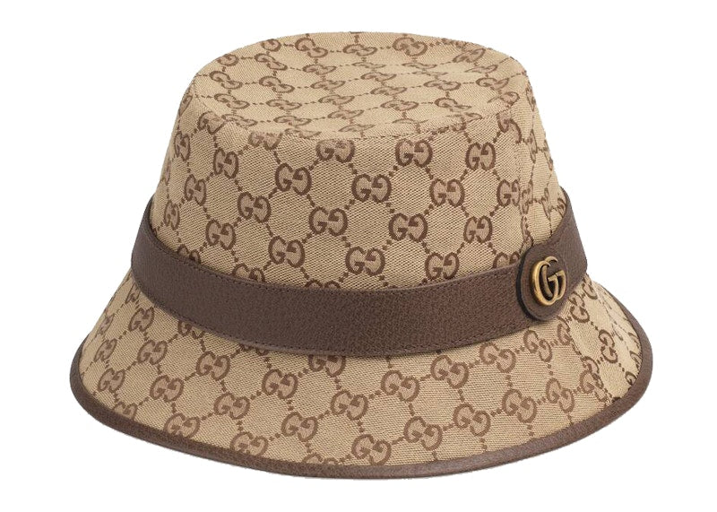 Gucci GG Canvas Fedora Beige/Brown