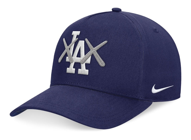 KAWS Nike Club Structured AFRAME Los Angeles Dodgers Cap Blue