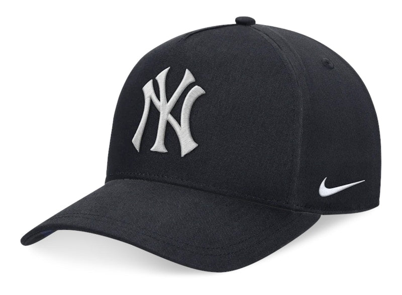 KAWS Nike Club Structured AFRAME New York Yankees Cap Black