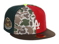 New Era Los Angeles Dodgers Chase B x MLB Maximal 59Fifty Fitted Cap Multi/Plaid/Pink