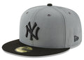 New Era New York Yankees Fitted 59Fifty Fitted Hat Dark Gray/Black