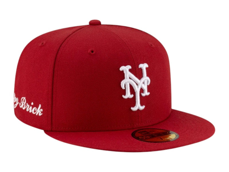 New Era x Nigel Sylvester x New York Mets 59Fifty Fitted Cap Red