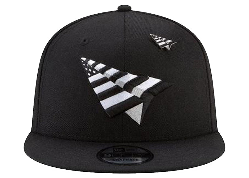 New Era x Paper Planes Original Crown 9Fifty Snapback Hat Black/Black