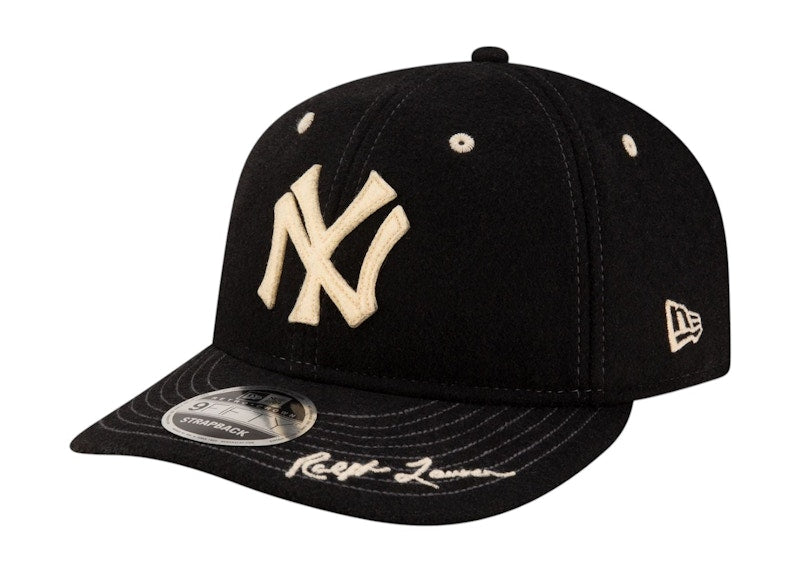 New Era x Ralph Lauren Retro Crown FIFTY Snapback Cap Black