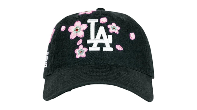 New Era x Takashi Murakami x MLB World Tour Tokyo Series 2025 New Era 9Twenty Dodgers Strapback Hat Black