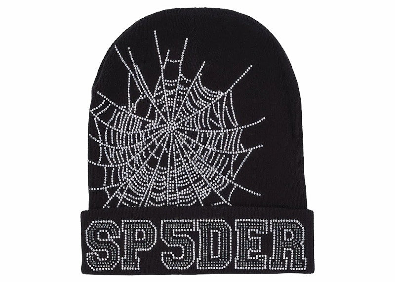 Sp5der Web Beanie Black