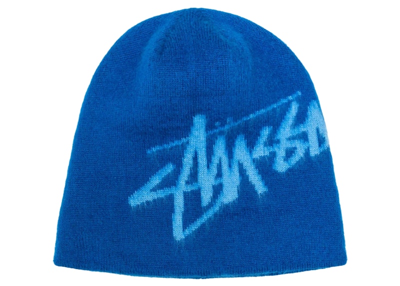 Stussy Brushed Out Stock Skullcap Blue