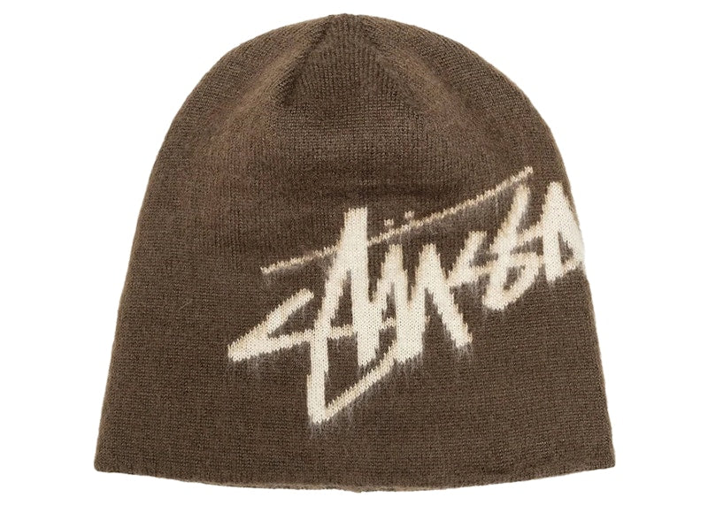 Stussy Brushed Out Stock Skullcap Brown