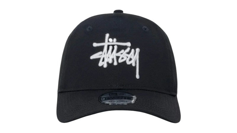 Stussy New Era 9Twenty Basic Strapback Black