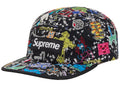 Supreme AOI Embroidered Camp Cap Black