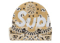 Supreme Bandana Big Logo Beanie Beige