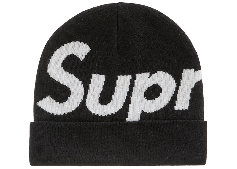 Supreme Big Logo Beanie (FW22) Black
