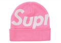 Supreme Big Logo Beanie (FW24) Pink