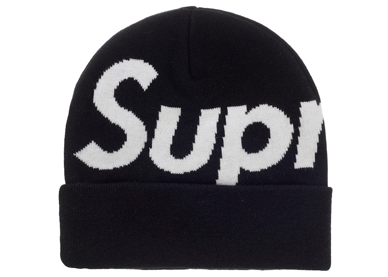 Supreme Big Logo Beanie (FW25) Black