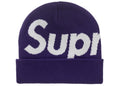 Supreme Big Logo Beanie (FW25) Purple