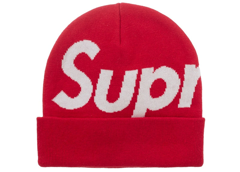 Supreme Big Logo Beanie (FW25) Red