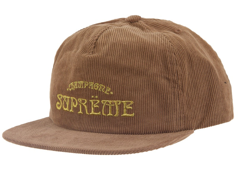Supreme Champagne Corduroy 5-Panel Brown