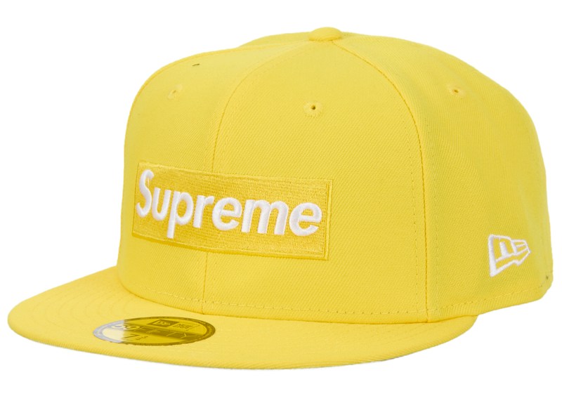 Supreme Championship Box Logo New Era 59Fifty Hat Yellow
