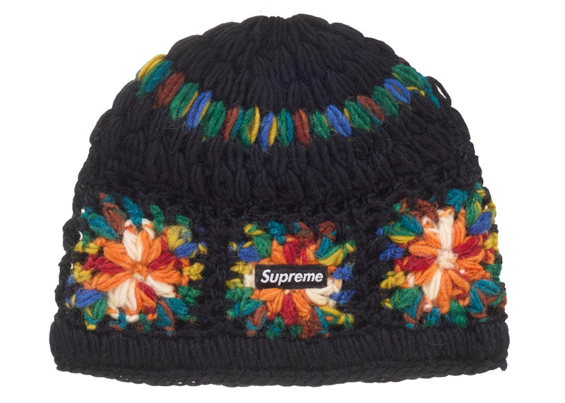 Supreme Crochet Beanie (SS25) Black
