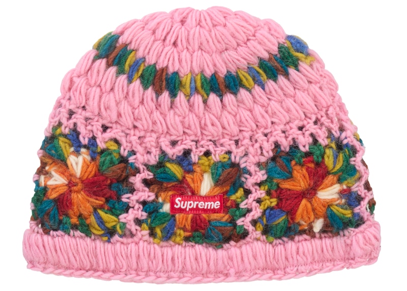 Supreme Crochet Beanie (SS25) Pink