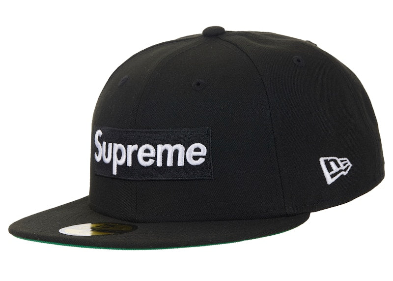 Supreme FDNY Box Logo New Era 59Fifty Fitted Cap Black