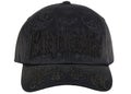 Supreme Leather Applique 6-Panel Black