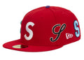 Supreme Multi S Logo New Era 59Fifty Fitted Hat Red