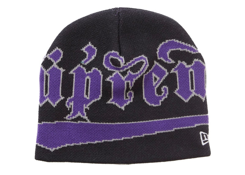 New Era Accent Beanie Navy