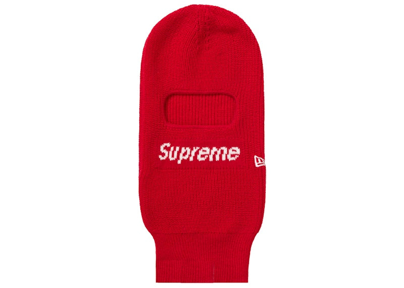Supreme New Era Box Logo Balaclava Red