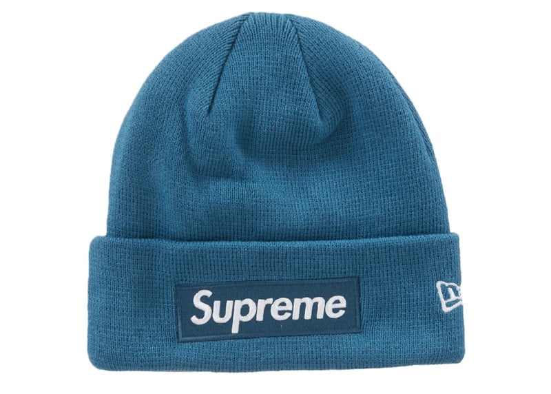 Supreme New Era Box Logo Beanie (FW23) Blue
