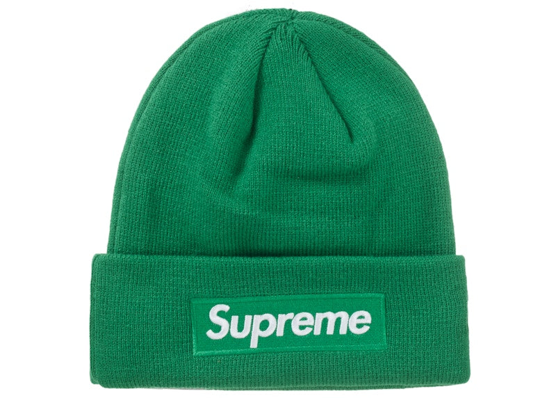 Supreme New Era Box Logo Beanie (FW24) Green