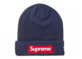 Supreme New Era Box Logo Beanie (FW24) Navy