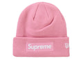 Supreme New Era Box Logo Beanie (FW24) Dusty Pink