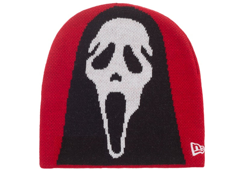 Supreme New Era Ghostface Beanie Red