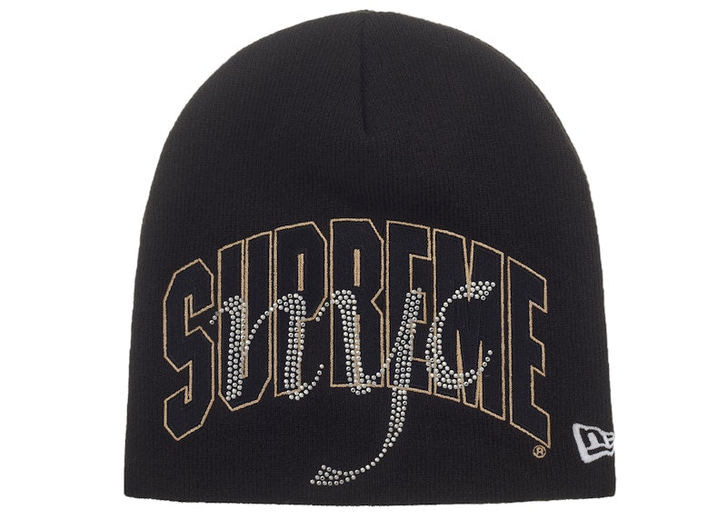 Supreme New Era Rhinestone Beanie (SS26) Black