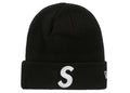 Supreme New Era S Logo Beanie Black