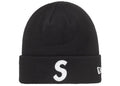 Supreme New Era S Logo Beanie (FW24) Black